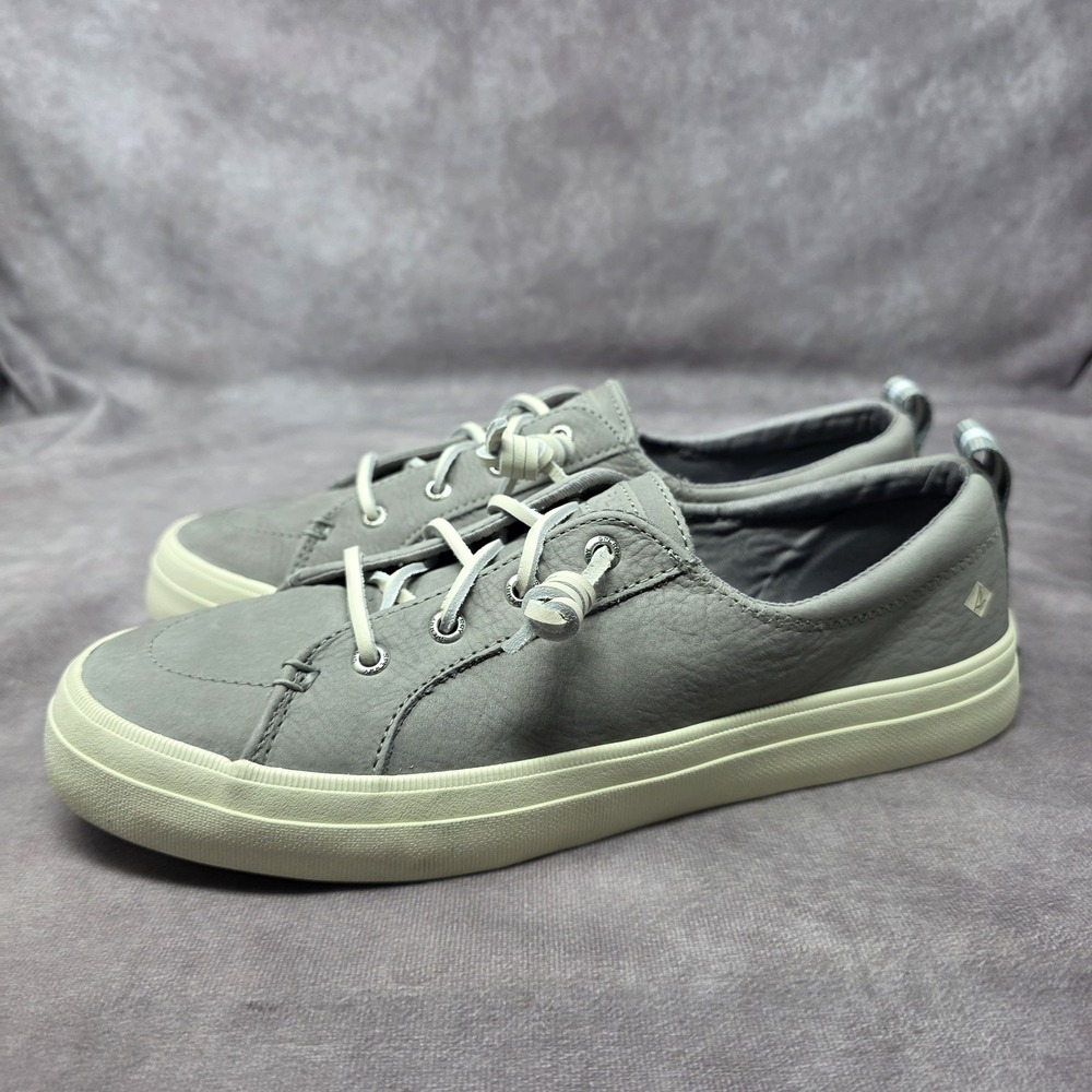 SPERRY Lounge Away Memory Foam Top-Sider Shoes 8.5 Gray STS82398